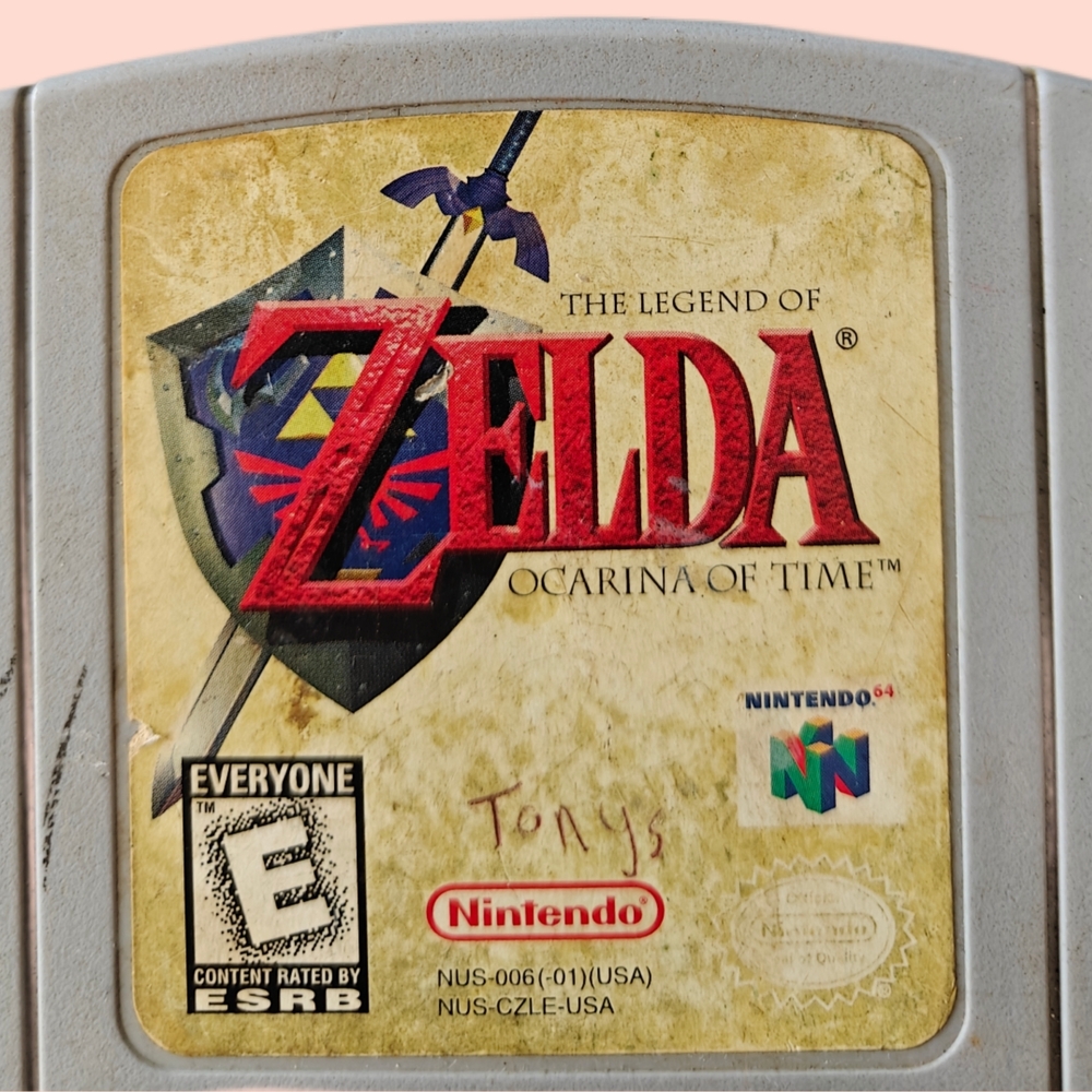 Nintendo The Legend of Zelda: Ocarina of Time - Gray Cartridge